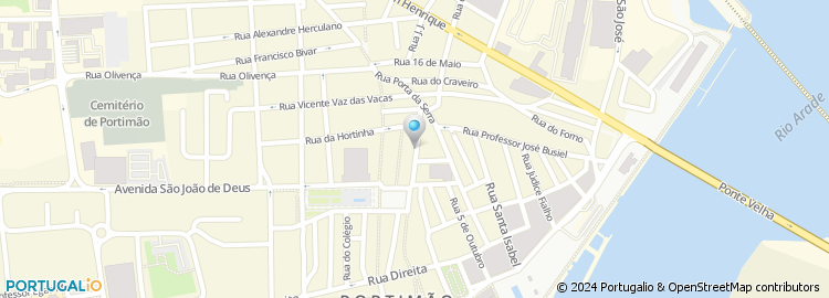 Mapa de Rua Machado dos Santos