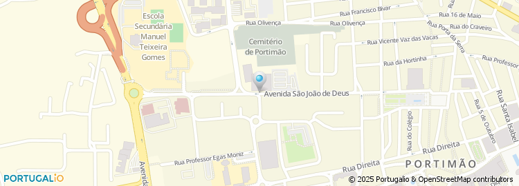 Mapa de Rua São João de Deus