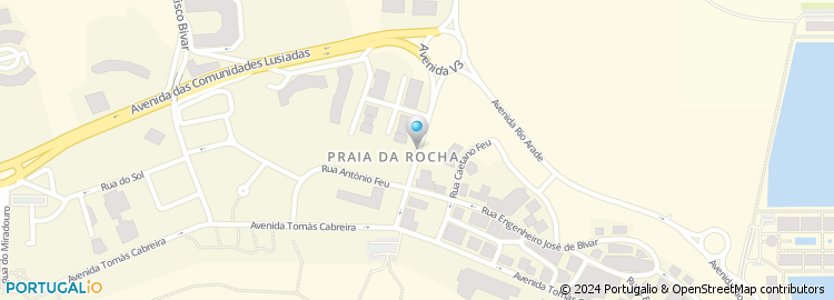 Mapa de Portivia - Agência de Viagens, Lda