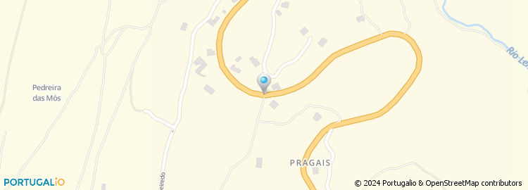 Mapa de Pragais