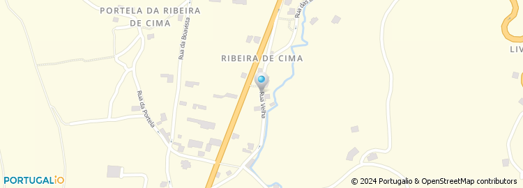 Mapa de Ribeira de Cima