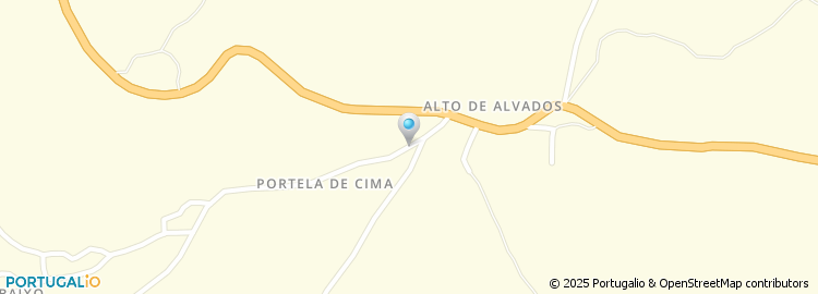 Mapa de Rua Alto de Alvados