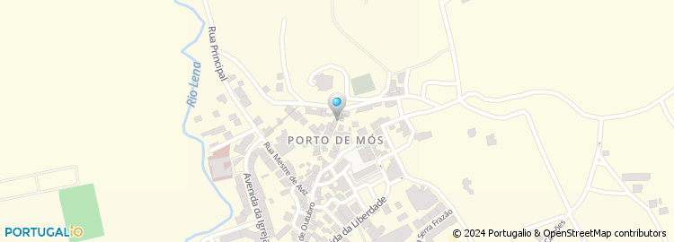 Mapa de Rua António Crespo