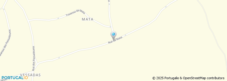 Mapa de Estrada das Matas