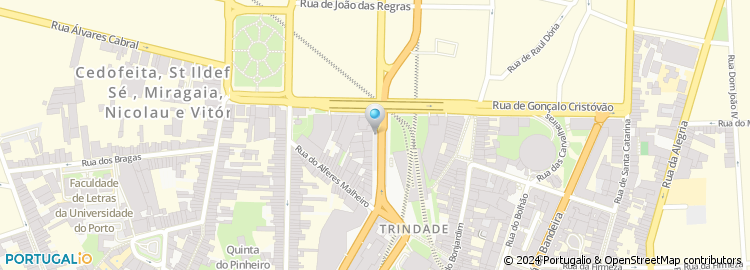 Mapa de Porto Trindade Hotel