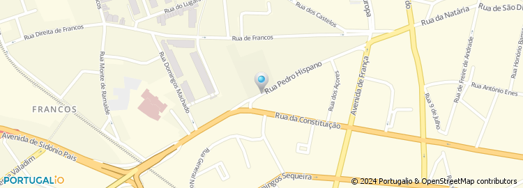 Mapa de Apartado 1001, Porto
