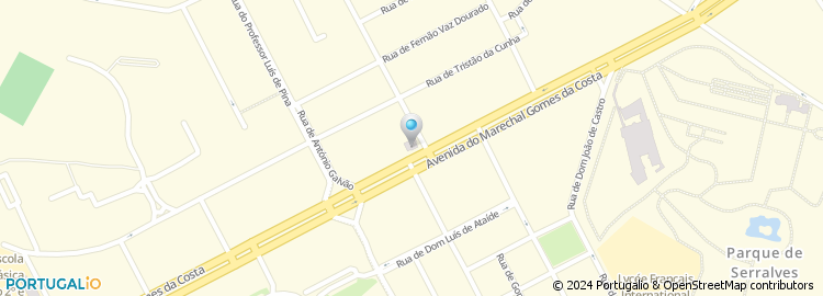 Mapa de Avenida Marechal Gomes da Costa