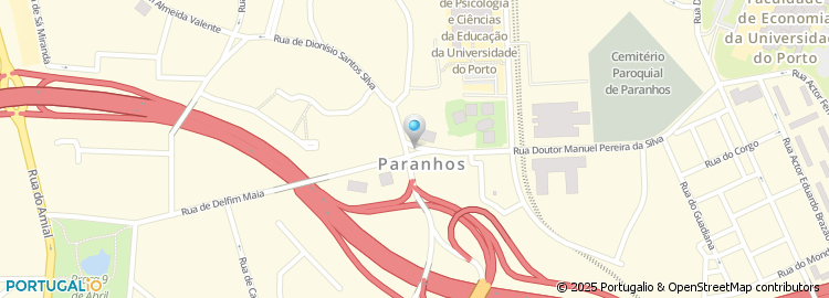 Mapa de Largo Igreja de Paranhos