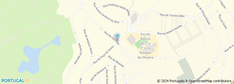 Mapa de Largo Manoel de Oliveira