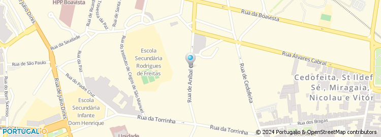 Mapa de Praça Pedro Nunes