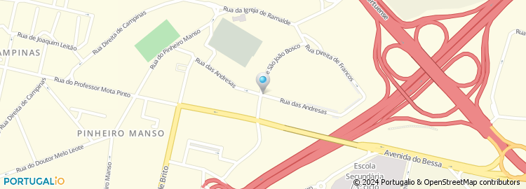 Mapa de Rua António Maria de Sena