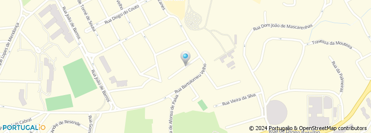 Mapa de Rua Dom Nuno Álvares Pereira