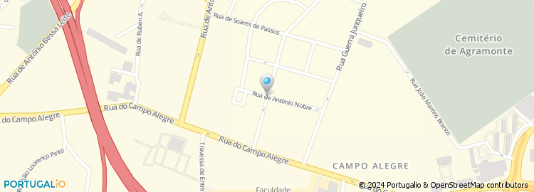 Mapa de Rua Escultor Henrique Moreira