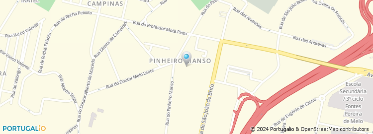 Mapa de Travessa Particular Pinheiro Manso