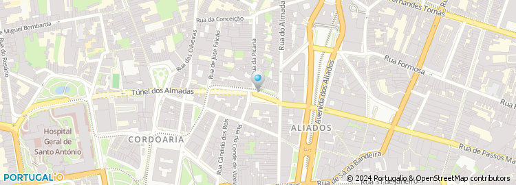 Mapa de Praça Dona Filipa de Lencastre