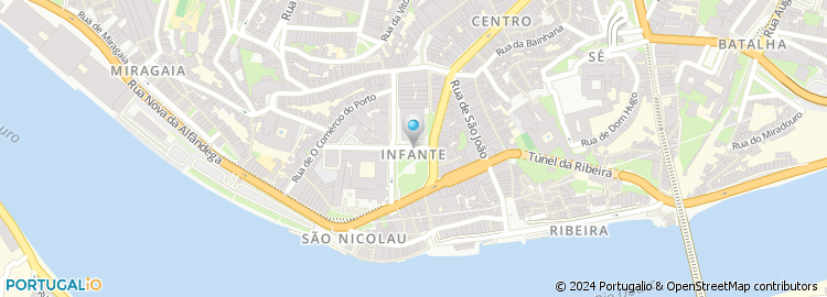 Mapa de Praça Infante Dom Henrique