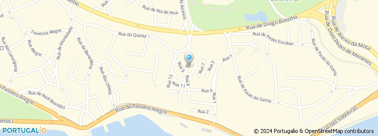 Mapa de Rua Júlio Couto