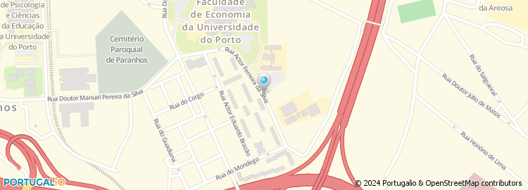 Mapa de Rua Actor Ferreira da Silva