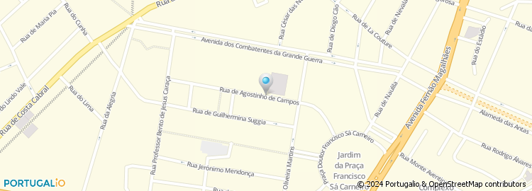 Mapa de Rua Agostinho de Campos