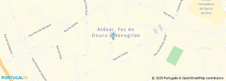 Mapa de Rua Alfageme de Santarém