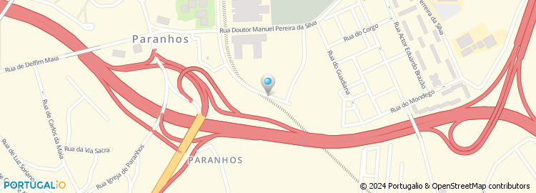 Mapa de Rua António Salgado Júnior