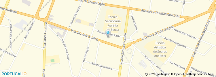 Mapa de Rua Aurélia de Sousa