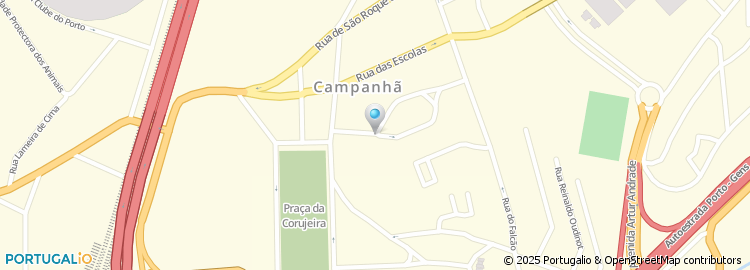 Mapa de Rua Camilo Pessanha