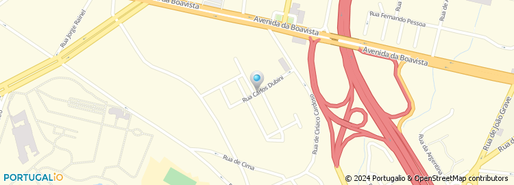 Mapa de Rua Carlos Dubini