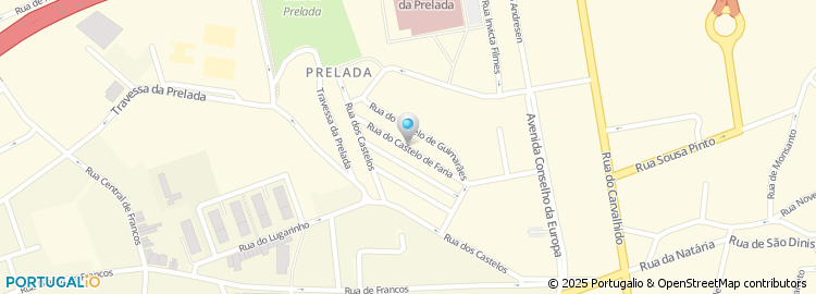 Mapa de Rua Castelo de Faria