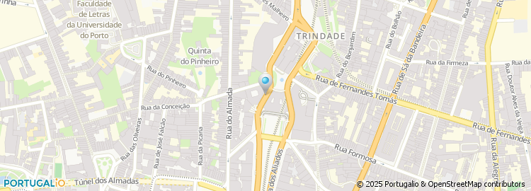 Mapa de Rua Clube dos Fenianos