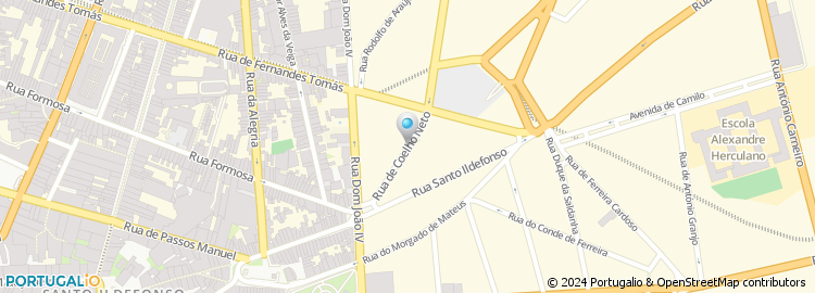 Mapa de Rua Coelho Neto