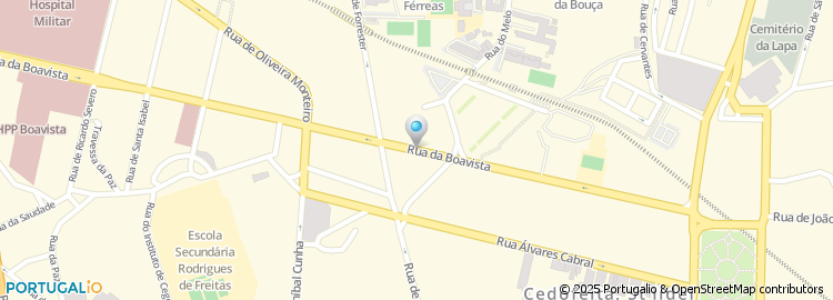 Mapa de Rua da Boavista