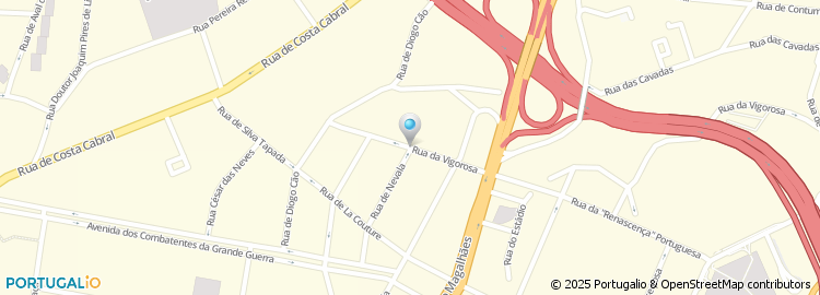 Mapa de Rua da Vigorosa