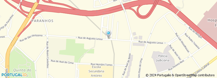 Mapa de Rua de Augusto Lessa