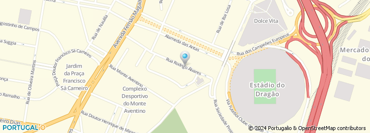 Mapa de Rua de Rodrigo Álvares