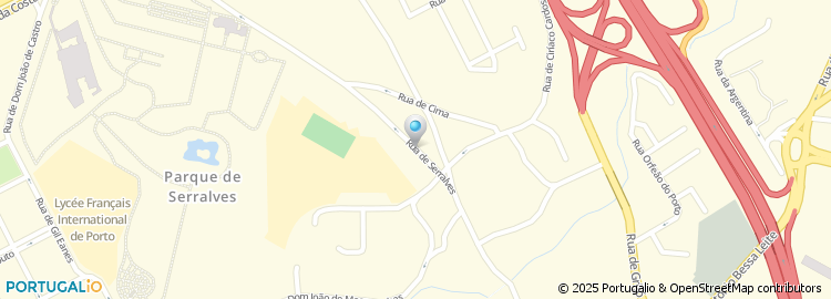Mapa de Rua de Serralves