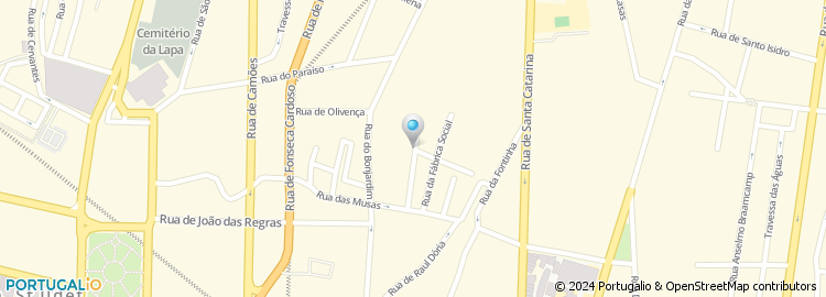 Mapa de Rua do Alto da Fontinha