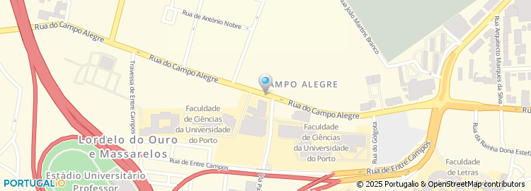 Mapa de Rua do Campo Alegre