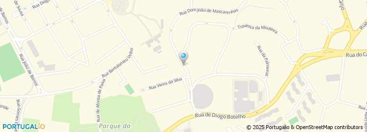 Mapa de Rua Dom João de Mascarenhas