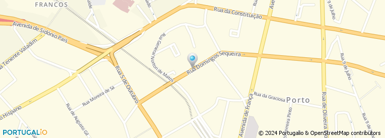 Mapa de Rua Domingos Sequeira