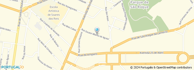 Mapa de Rua Doutor Alberto de Aguiar