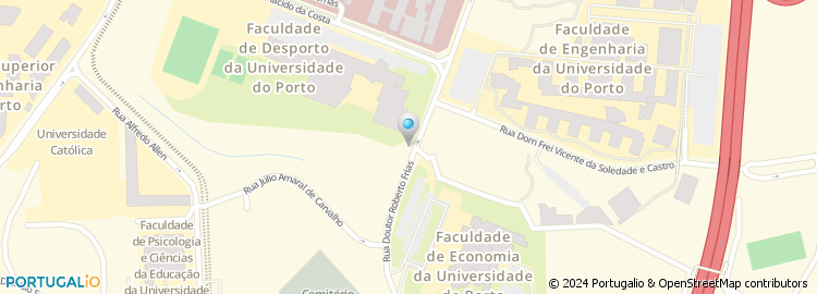 Mapa de Rua Doutor Roberto Frias