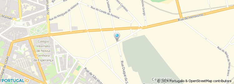 Mapa de Rua Duque Saldanha