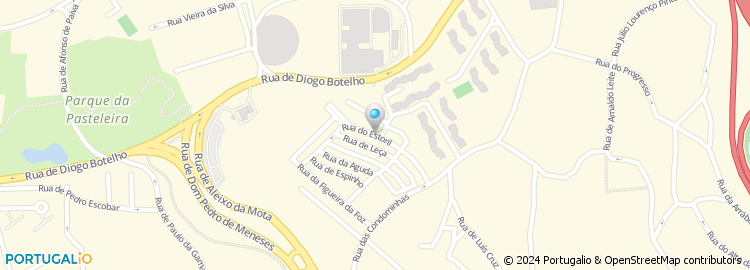 Mapa de Rua Estoril