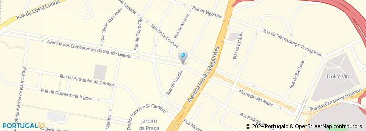 Mapa de Rua Fernando de Bulhões