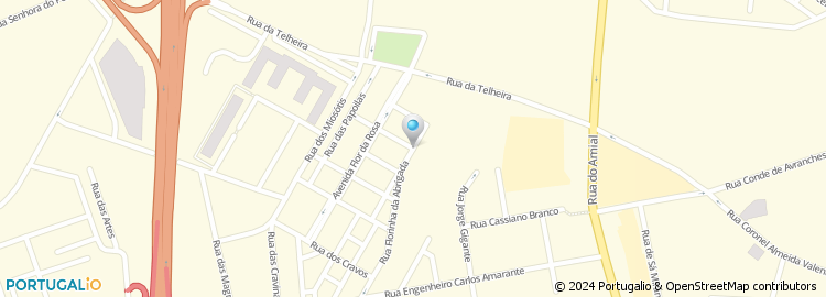 Mapa de Rua Florinha da Abrigada