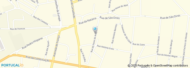 Mapa de Rua Freire de Andrade