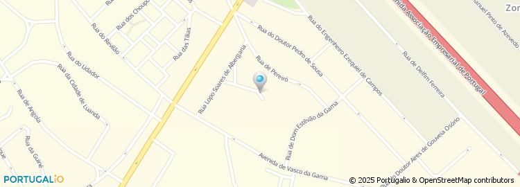 Mapa de Rua Gaspar Coelho