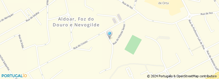 Mapa de Rua Infante Santo