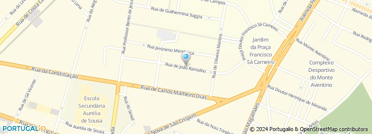Mapa de Rua João Ramalho